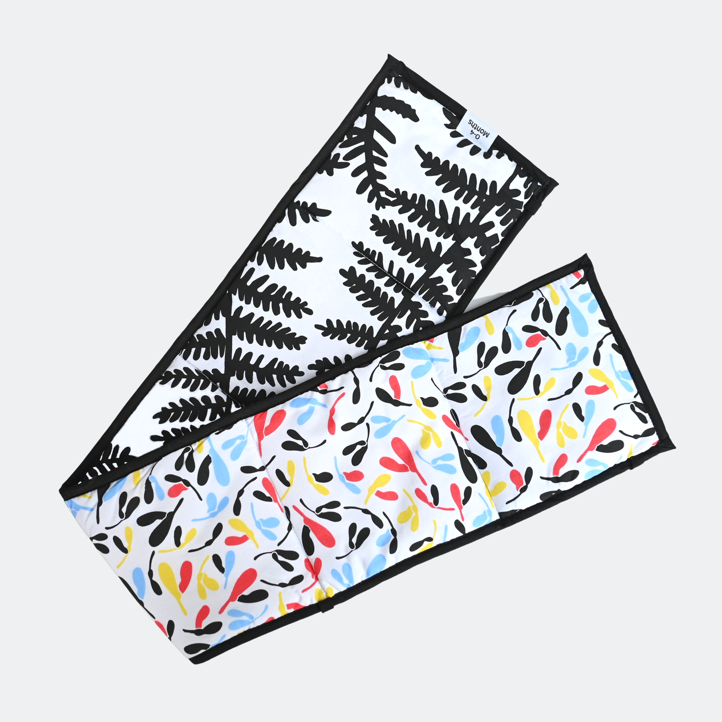 PLANT PRINT SENSORY STRIP - reversible newborn to 4 months and 5+ months - SAMPLE SALE
