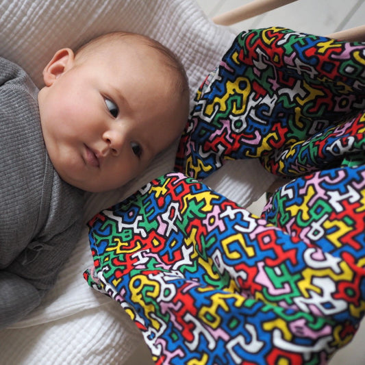 ETTA LOVES x KEITH HARING XL 'BRAZIL' MUSLIN - for 5+ month old babies - SAMPLE SALE (unboxed)