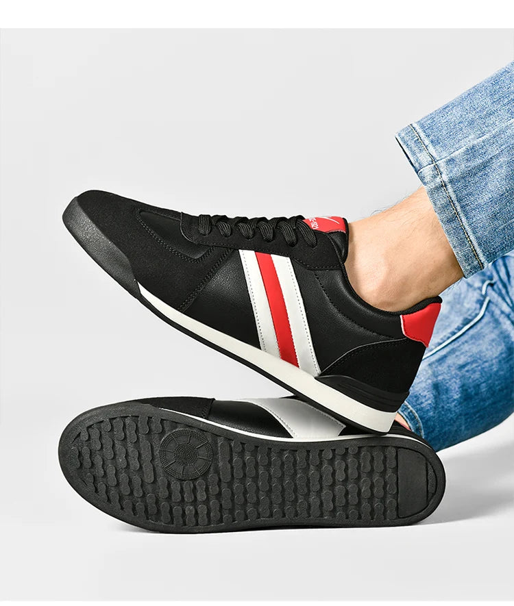 2026 Men Retro Sneakers Flat Sole Versatile Casual Shoes Comfortable Daily Footwear Stylish Vintage Men's Footwear
