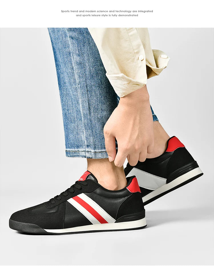 2026 Men Retro Sneakers Flat Sole Versatile Casual Shoes Comfortable Daily Footwear Stylish Vintage Men's Footwear