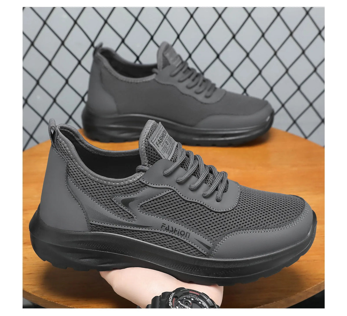 2026 New Men Casual Shoes Breathable Mesh Sneakers Lightweight Outdoor Sport Running Shoes Comfortable Walking Footwear