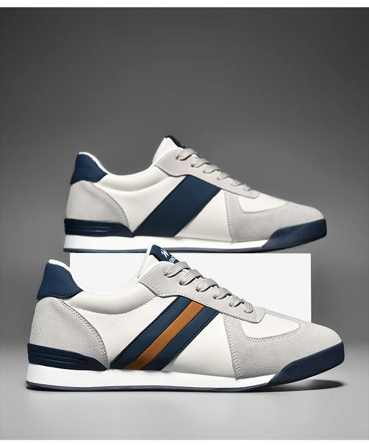 2026 Men Retro Sneakers Flat Sole Versatile Casual Shoes Comfortable Daily Footwear Stylish Vintage Men's Footwear