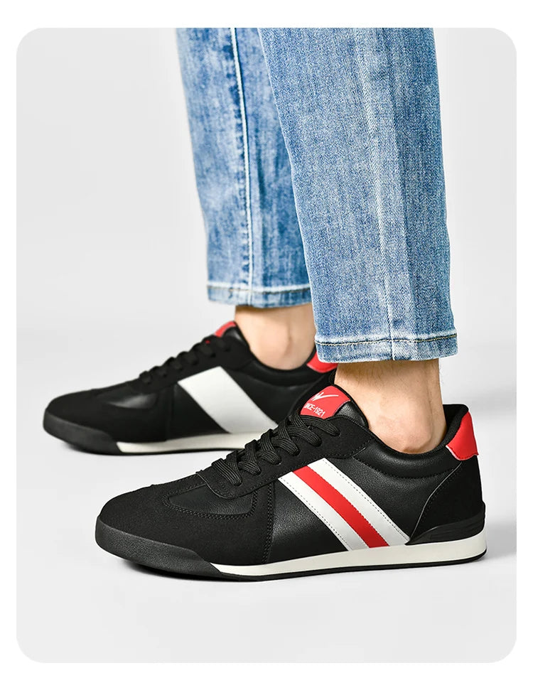 2026 Men Retro Sneakers Flat Sole Versatile Casual Shoes Comfortable Daily Footwear Stylish Vintage Men's Footwear