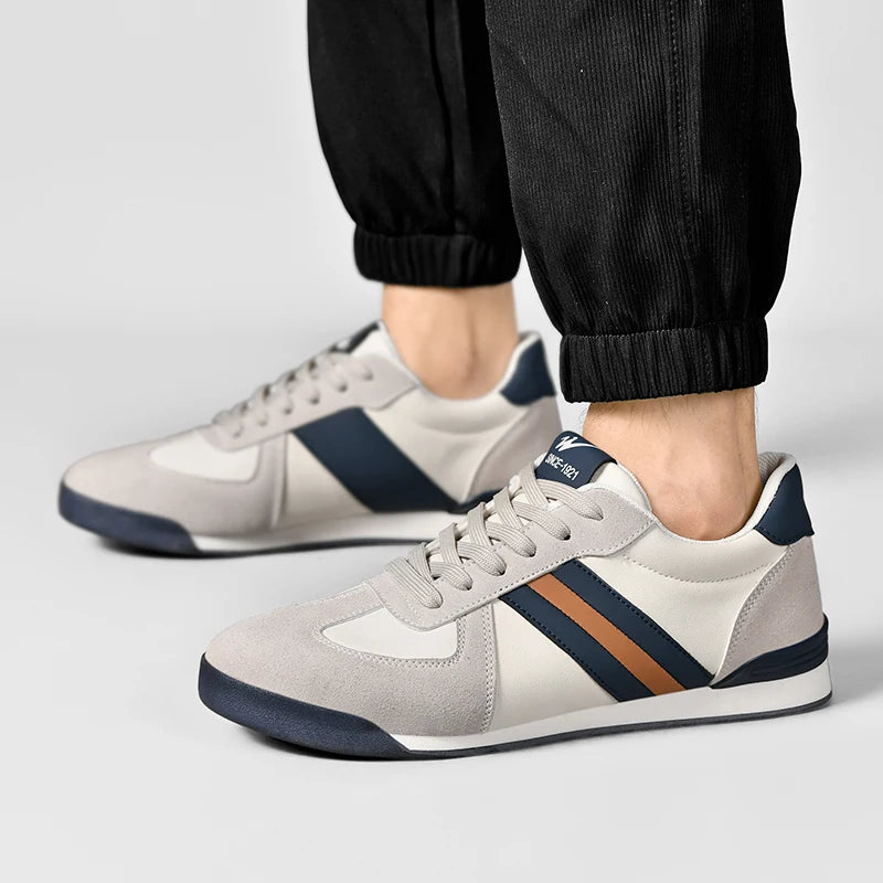 2026 Men Retro Sneakers Flat Sole Versatile Casual Shoes Comfortable Daily Footwear Stylish Vintage Men's Footwear