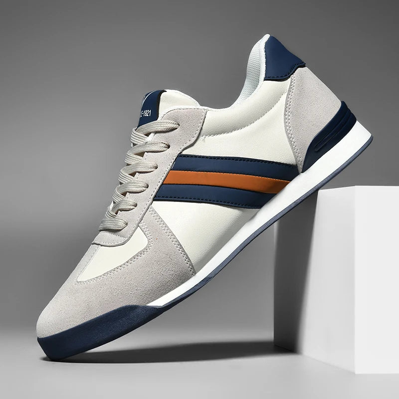 2026 Men Retro Sneakers Flat Sole Versatile Casual Shoes Comfortable Daily Footwear Stylish Vintage Men's Footwear