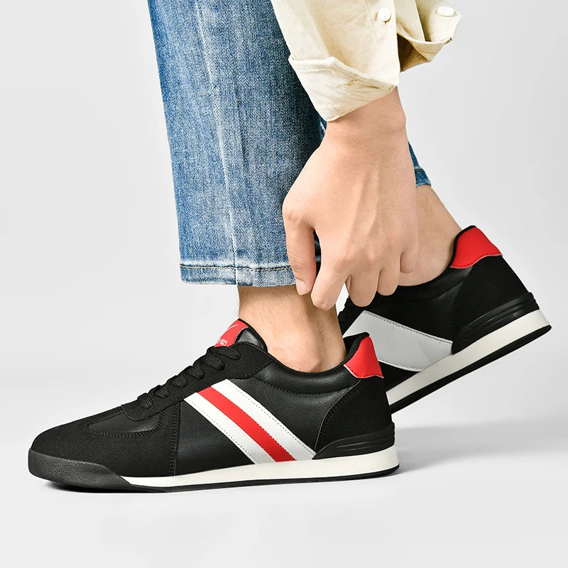 2026 Men Retro Sneakers Flat Sole Versatile Casual Shoes Comfortable Daily Footwear Stylish Vintage Men's Footwear