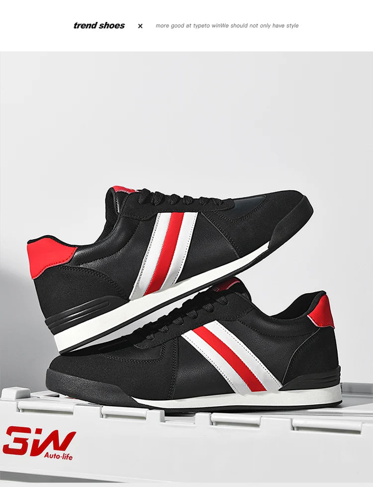 2026 Men Retro Sneakers Flat Sole Versatile Casual Shoes Comfortable Daily Footwear Stylish Vintage Men's Footwear