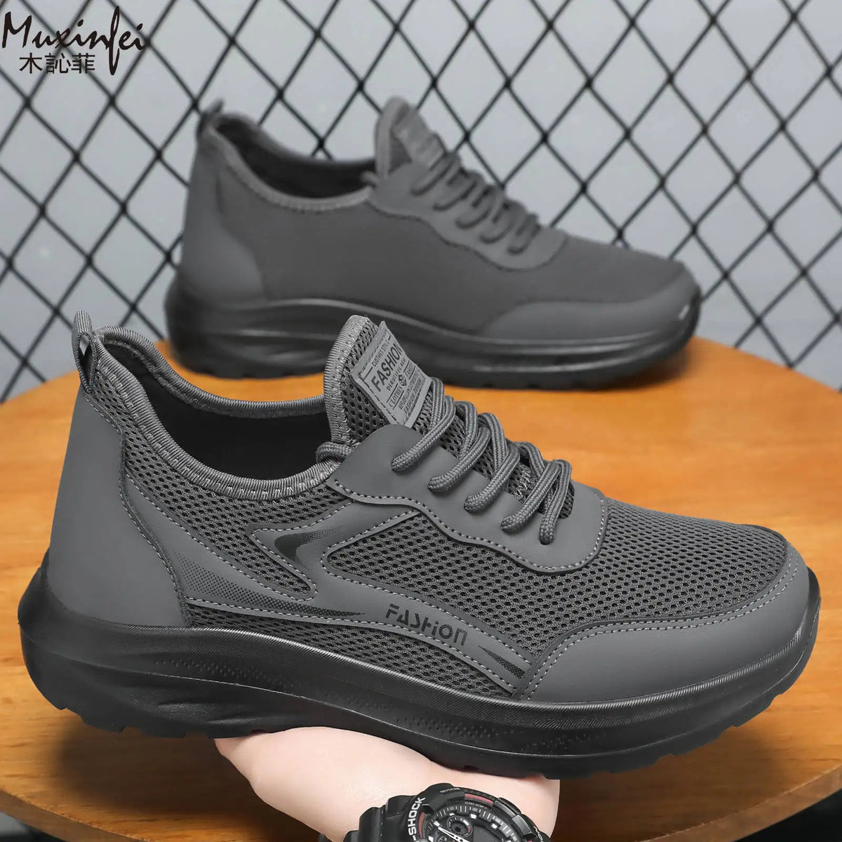 2026 New Men Casual Shoes Breathable Mesh Sneakers Lightweight Outdoor Sport Running Shoes Comfortable Walking Footwear
