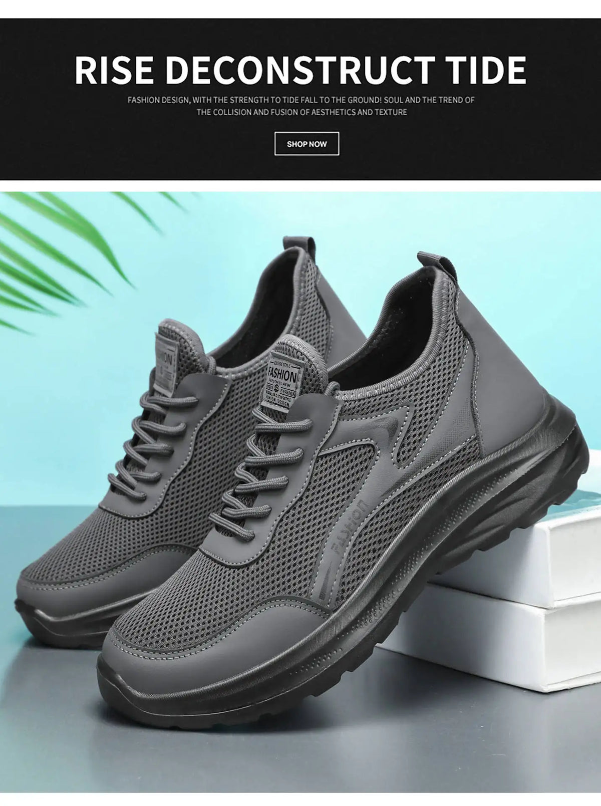 2026 New Men Casual Shoes Breathable Mesh Sneakers Lightweight Outdoor Sport Running Shoes Comfortable Walking Footwear
