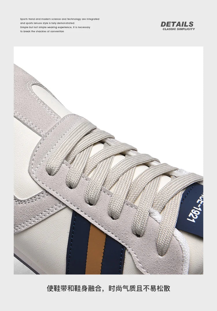 2026 Men Retro Sneakers Flat Sole Versatile Casual Shoes Comfortable Daily Footwear Stylish Vintage Men's Footwear