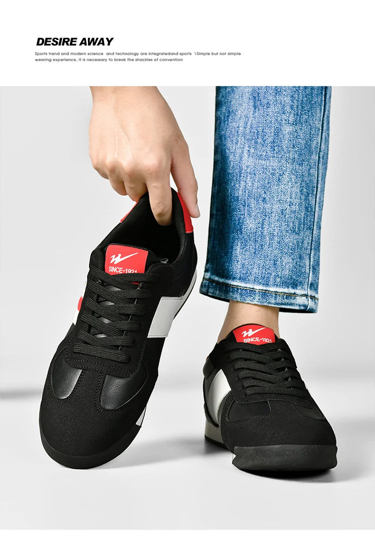 2026 Men Retro Sneakers Flat Sole Versatile Casual Shoes Comfortable Daily Footwear Stylish Vintage Men's Footwear