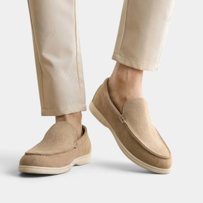Men’s Loafers Suede Soft Comfort Classic Slip-On Shoes
