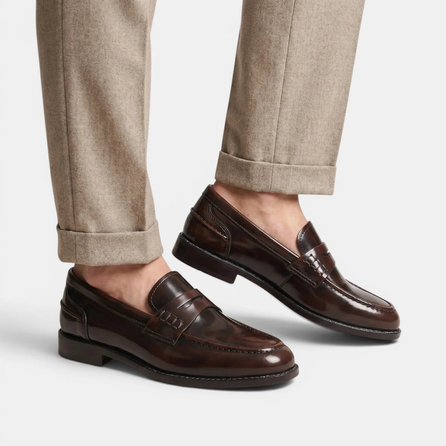 Men's Pointed Toe Slip On Loafers
