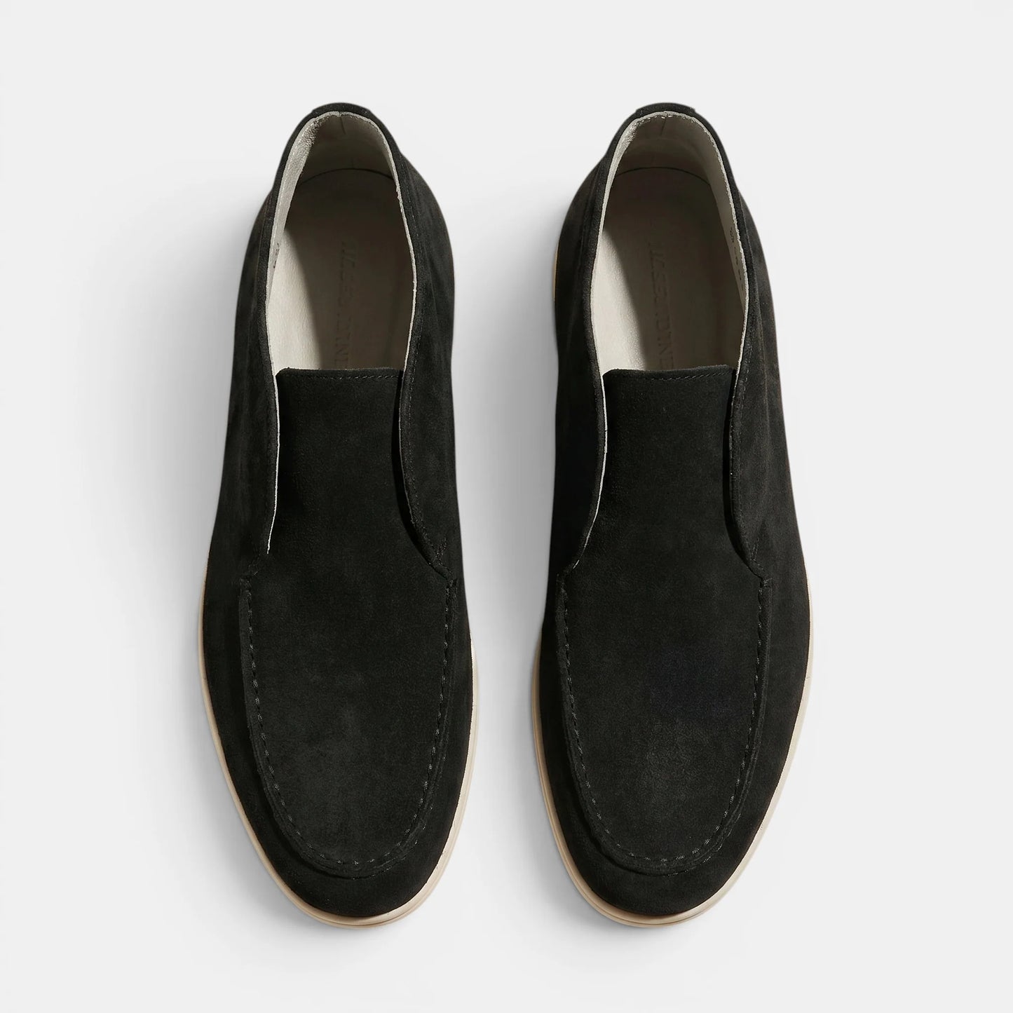 Men’s Slip-On Suede Shoes with Round Toe