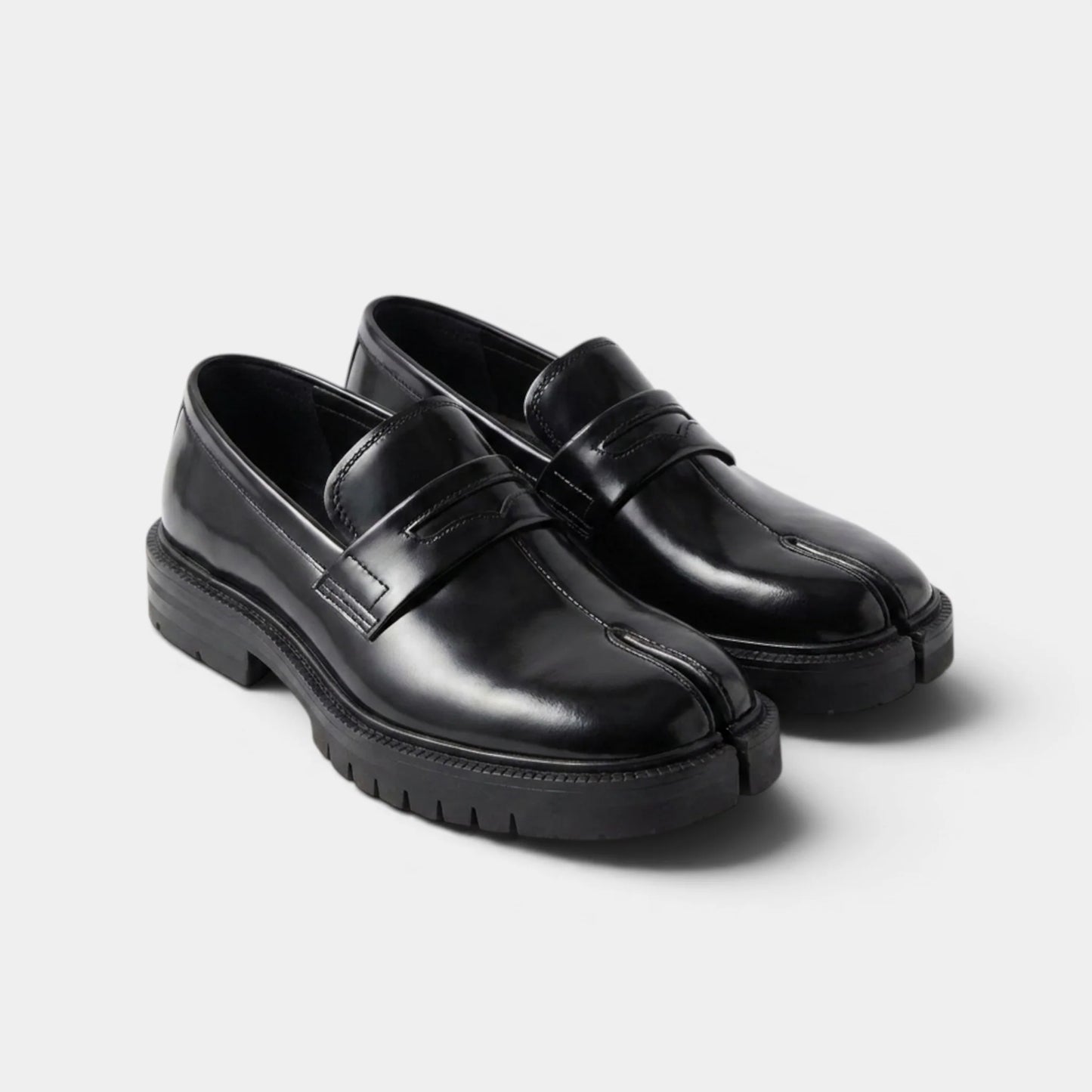 Premium Leather Tabi Timeless Loafers