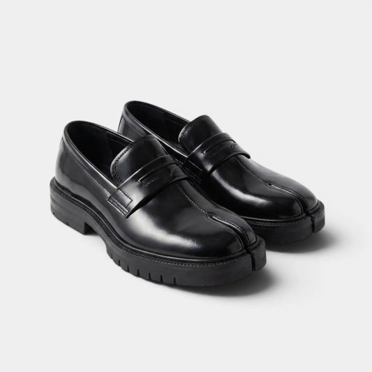 Premium Leather Tabi Timeless Loafers