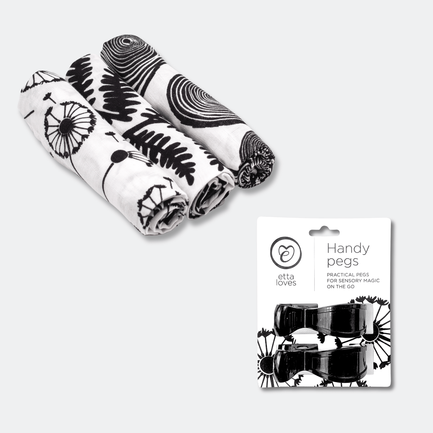 MUSLIN ESSENTIALS SET - birth to 4 months