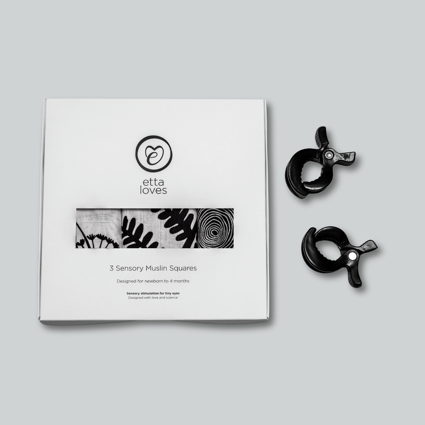 MUSLIN ESSENTIALS SET - birth to 4 months