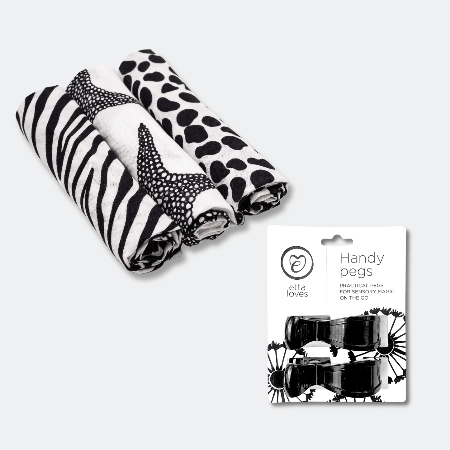 MUSLIN ESSENTIALS SET - birth to 4 months
