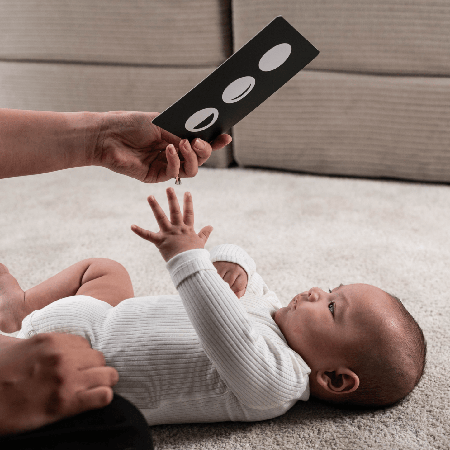 SENSORY FLASHCARDS WITH POSITIVE AFFIRMATIONS - suitable from birth