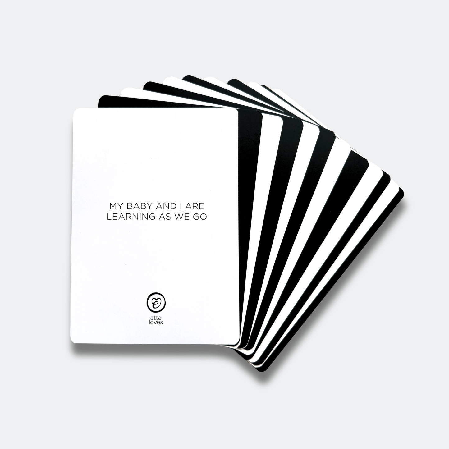 SENSORY FLASHCARDS WITH POSITIVE AFFIRMATIONS - suitable from birth