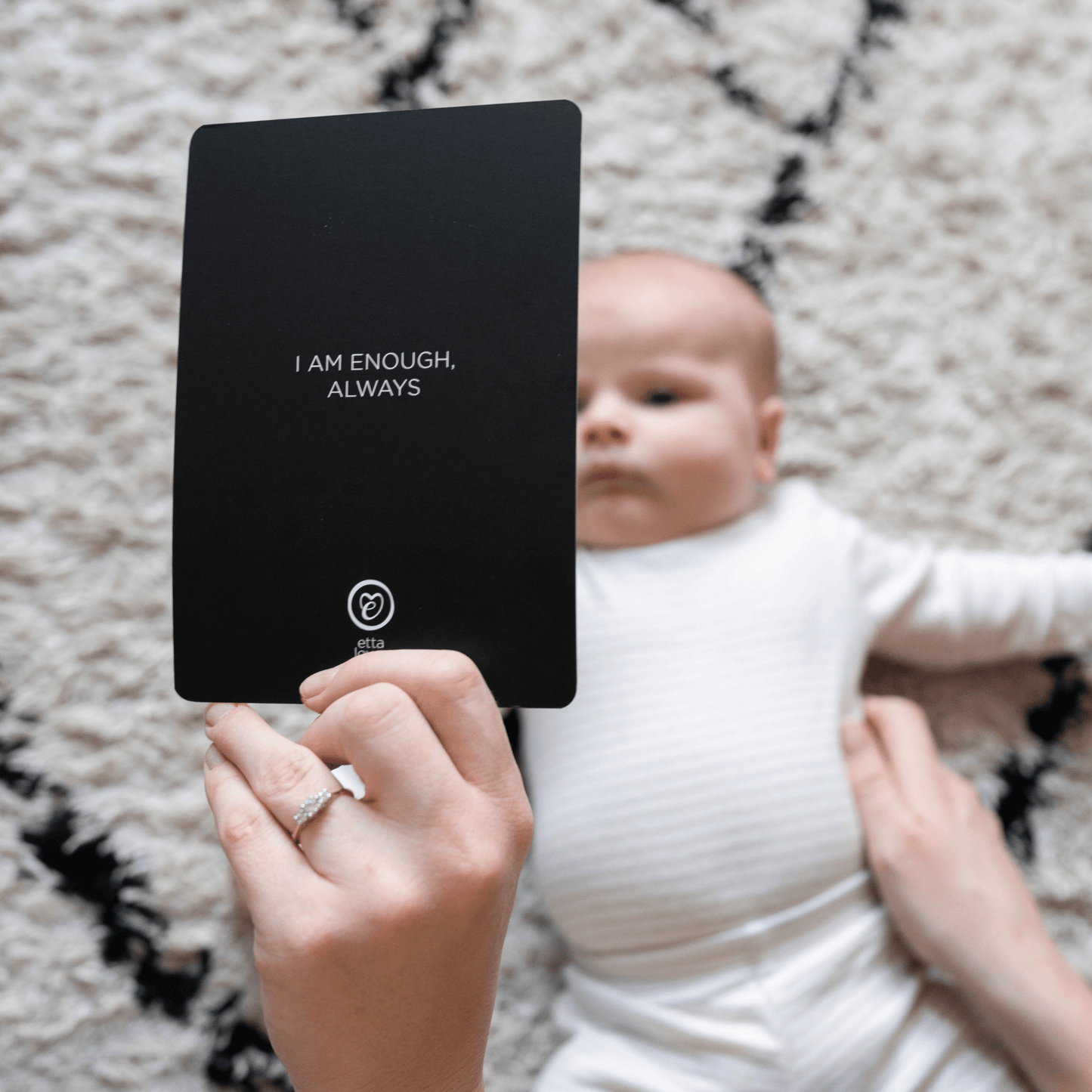 SENSORY FLASHCARDS WITH POSITIVE AFFIRMATIONS - suitable from birth