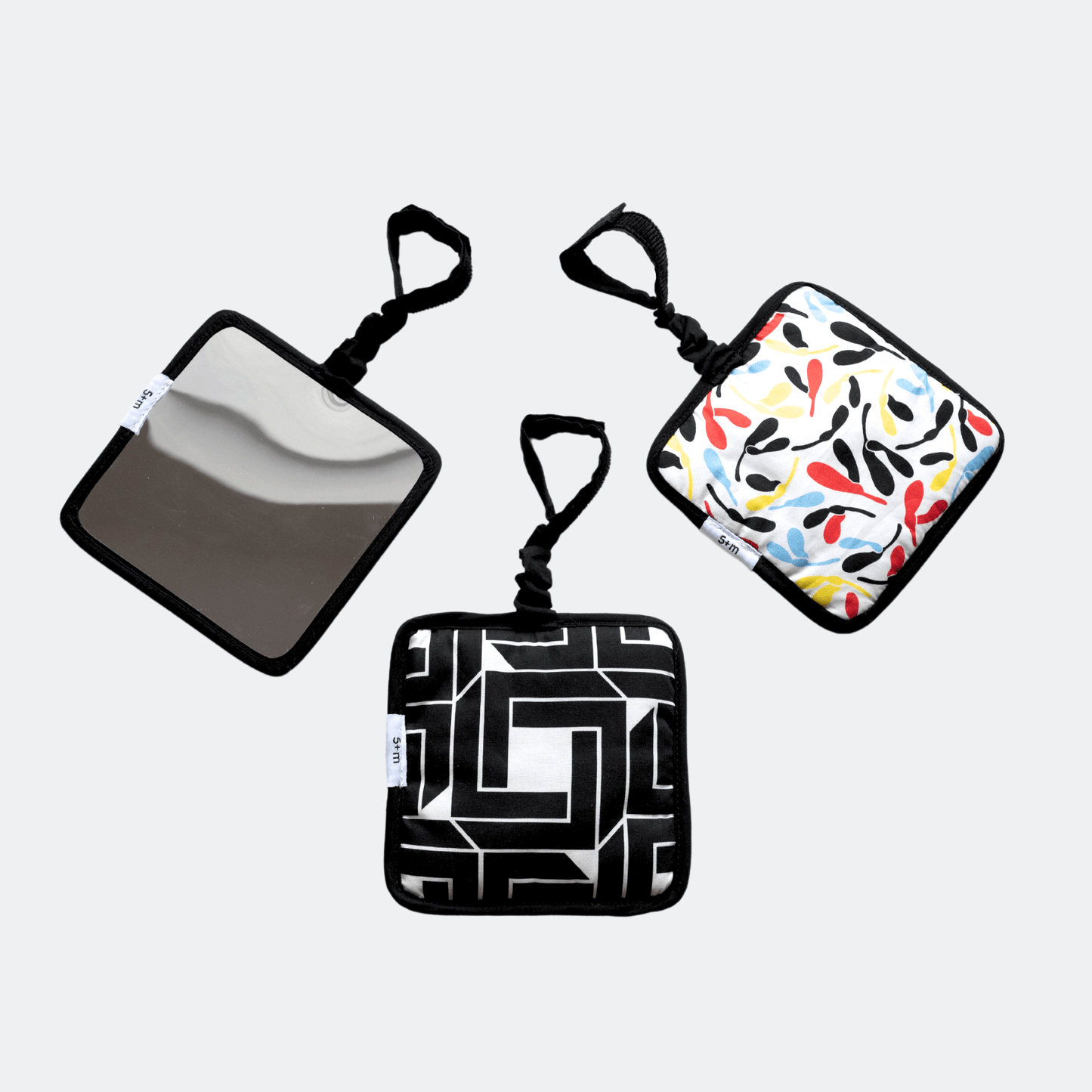 SENSORY HANGING SQUARES  - birth to 12 months