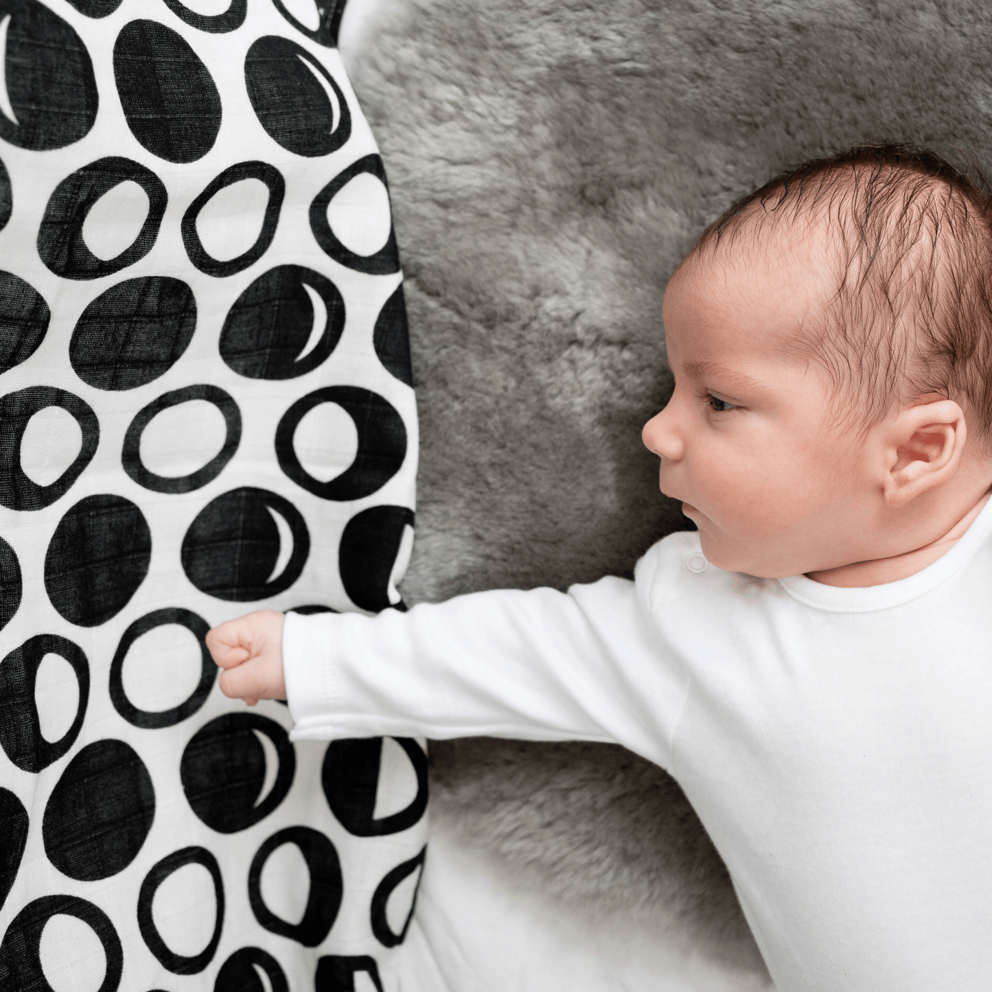 SKY PRINT MUSLIN 3-PACK - from birth to 4 months