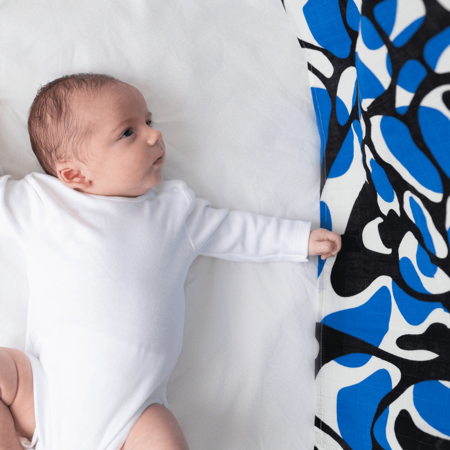 SKY PRINT MUSLIN 3-PACK - from birth to 4 months