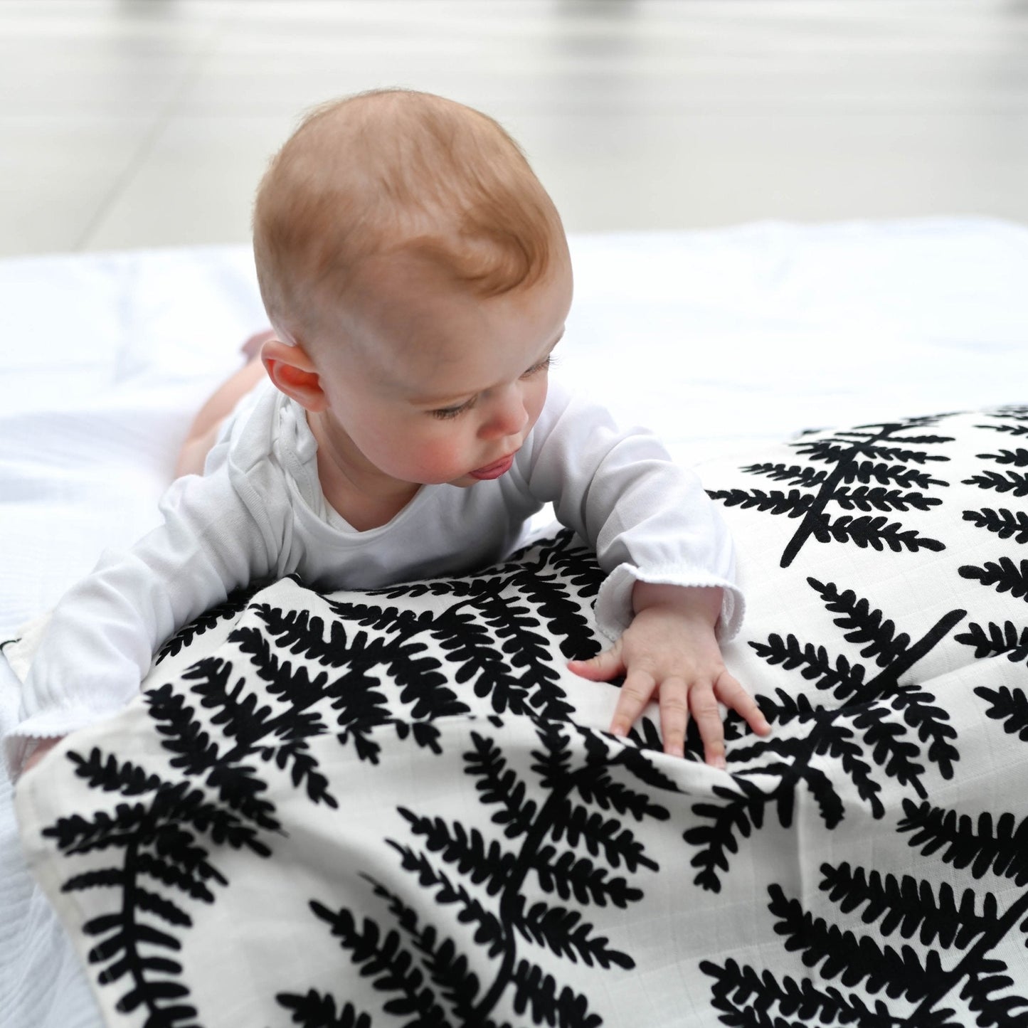 XL FERN MUSLIN - SAMPLE SALE (UNBOXED)