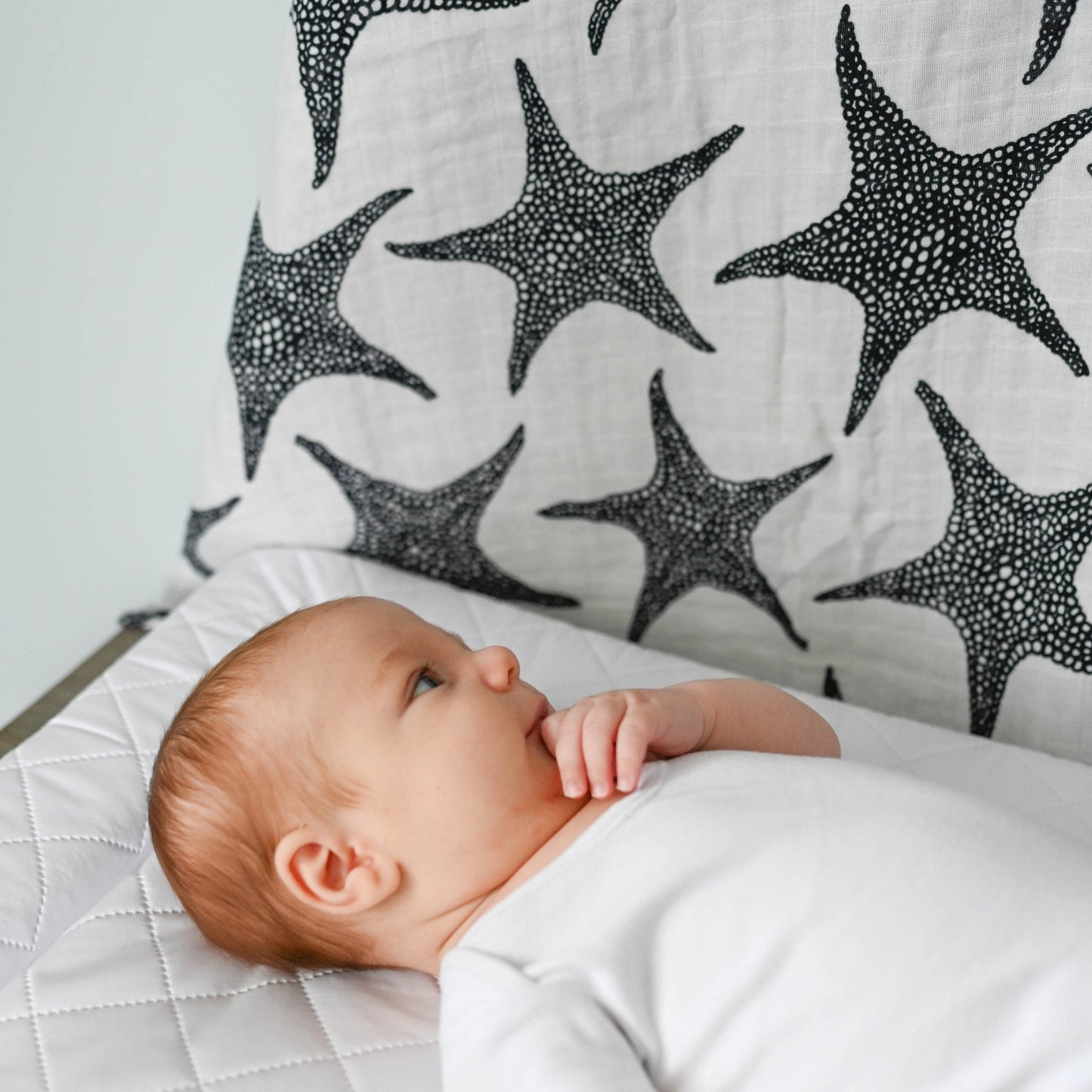 XL STARFISH MUSLIN - birth to 4 months
