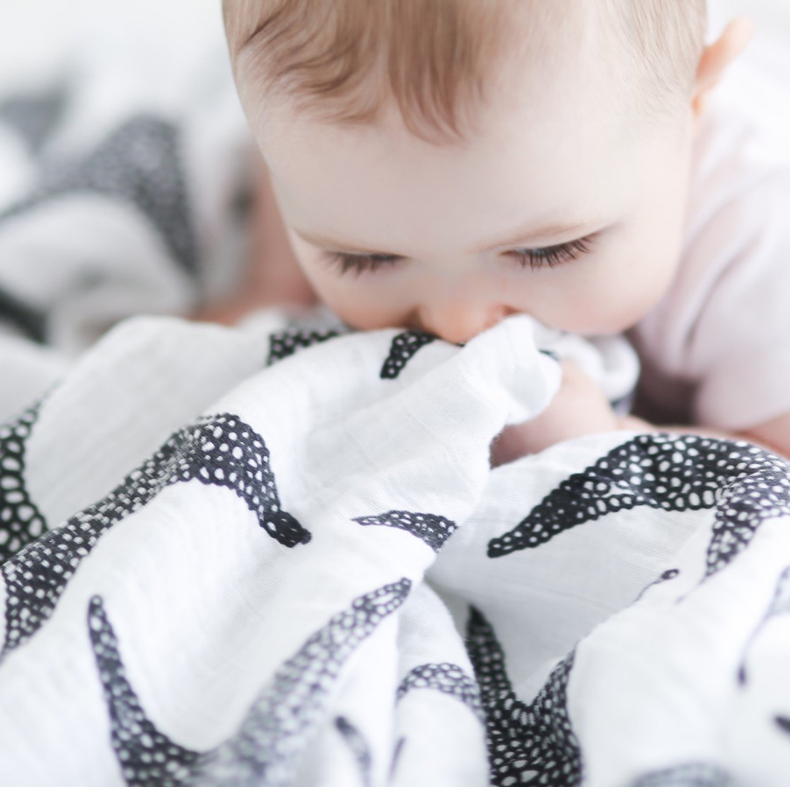 XL STARFISH MUSLIN - birth to 4 months